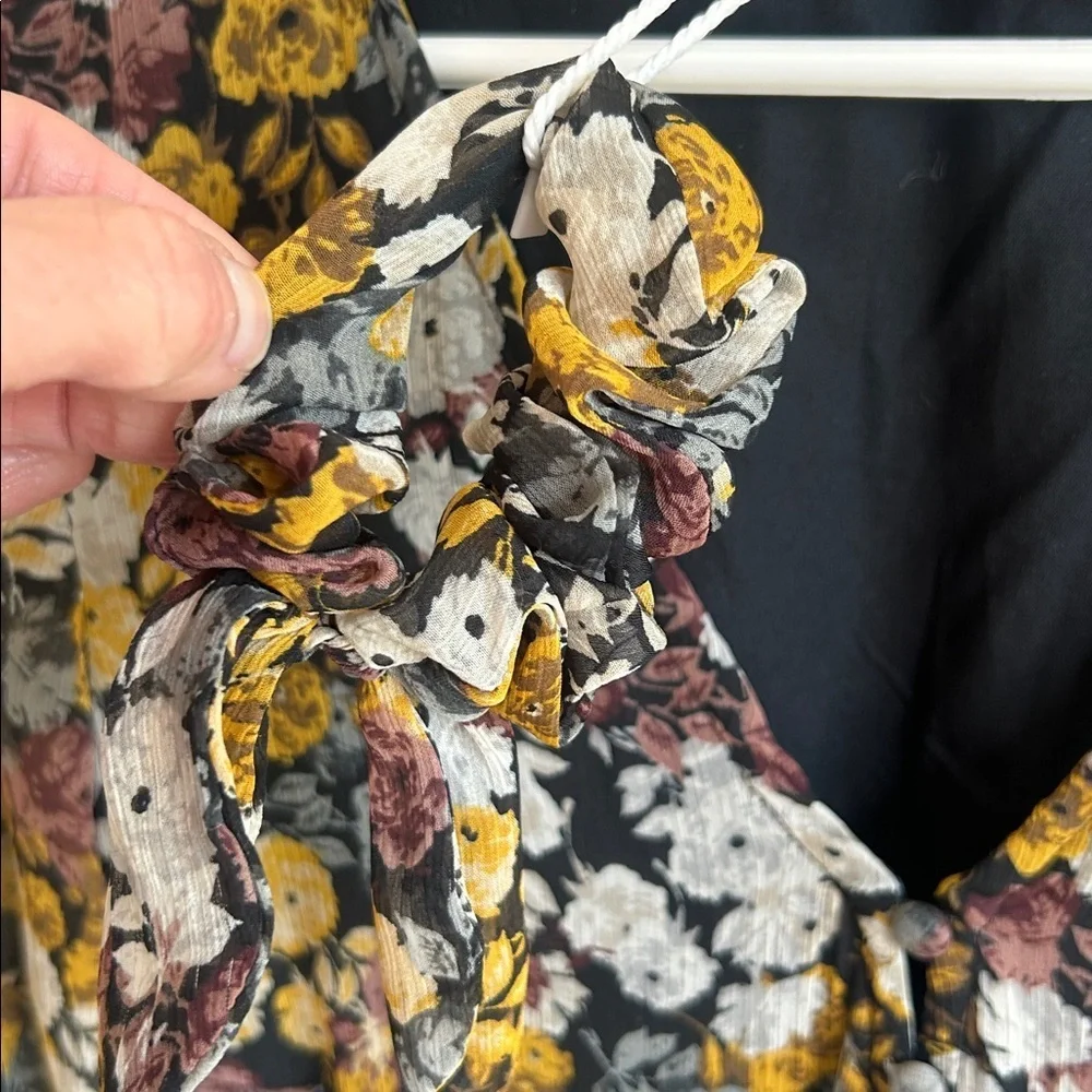 Abercrombie & Fitch Floral High Low Dress Size Lg NWOT